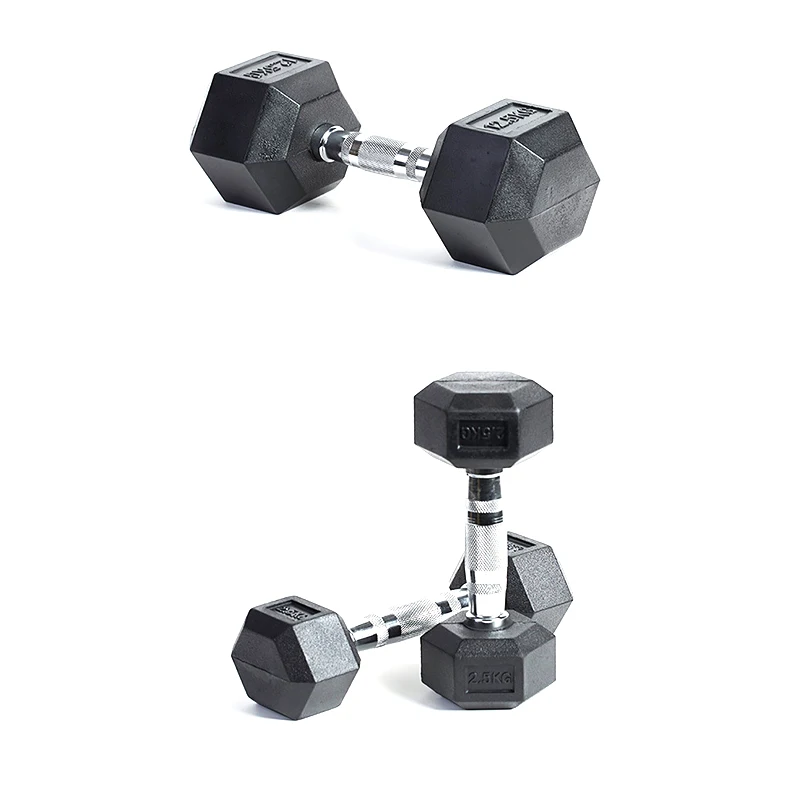 Comprehensive Fitness Exercise Vinyl 15lb Coated Hex Dumbbell 3kg 10 LB 5kg Urethane Dumbbells