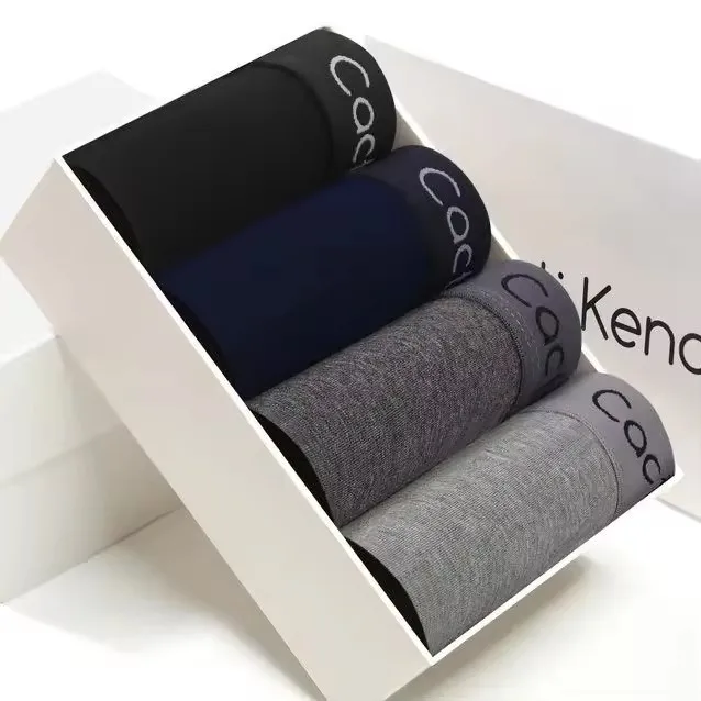 Wholesale Stock Lot Underwear For Man Classical Cotton Boxershorts Male Basics Boxer Briefs