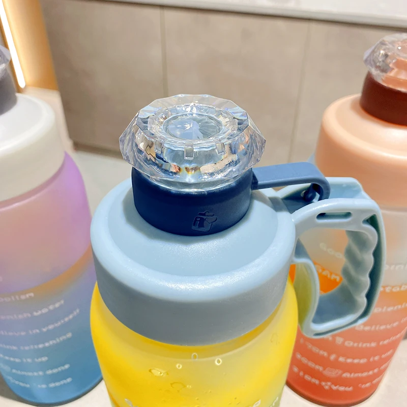 Бутылка для воды большой емкости с соломинкой милая бутылка bo1. на 7 л/128 унций (полная) галлонов меткой времени и герметичной