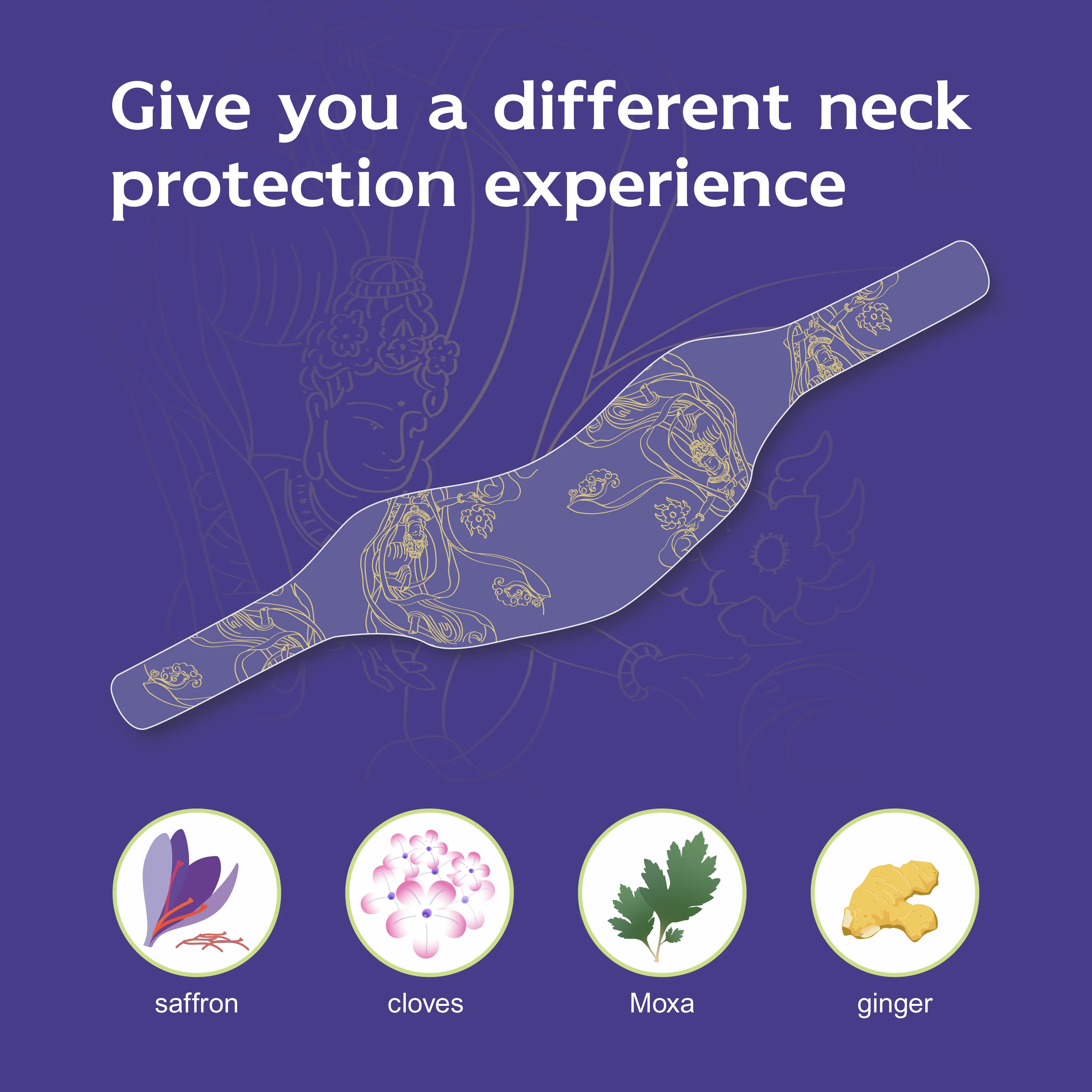 Self Heating Disposable Shoulder Heat patch Air Activated Steam Neck Warmer