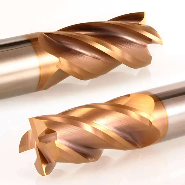 BKEA 1-12MM HRC60 Standard length Solid Carbide Cutters End Mill Cutting Tools 4 Flute Flat End Mill