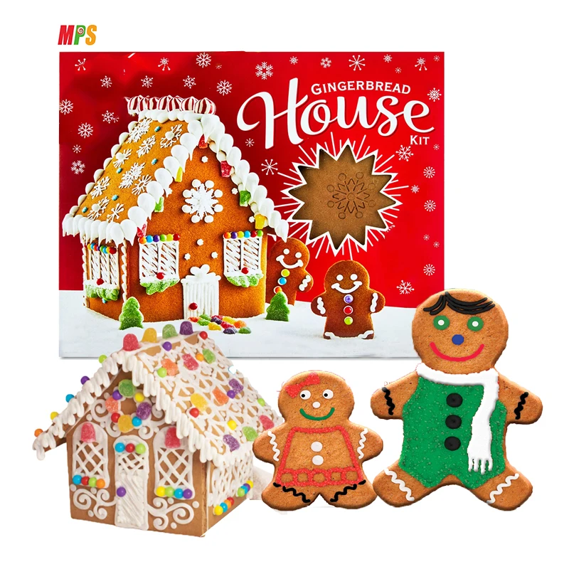 Wholesale Gingerbread House Cookies Kids Baking Kits DIY Christmas Cookie Decorating Kit