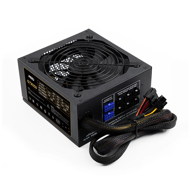80Plus 850W блок питания Atx компьютерный 110V 230V настольный золото