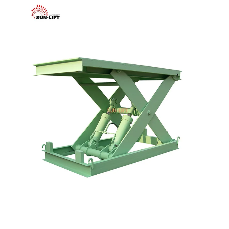 5Ton Stationary Scissor Motorcycle Lift Electric Hydraulic Lifting Table Warehouse Mini Hydraulic Cargo Lift Elevator
