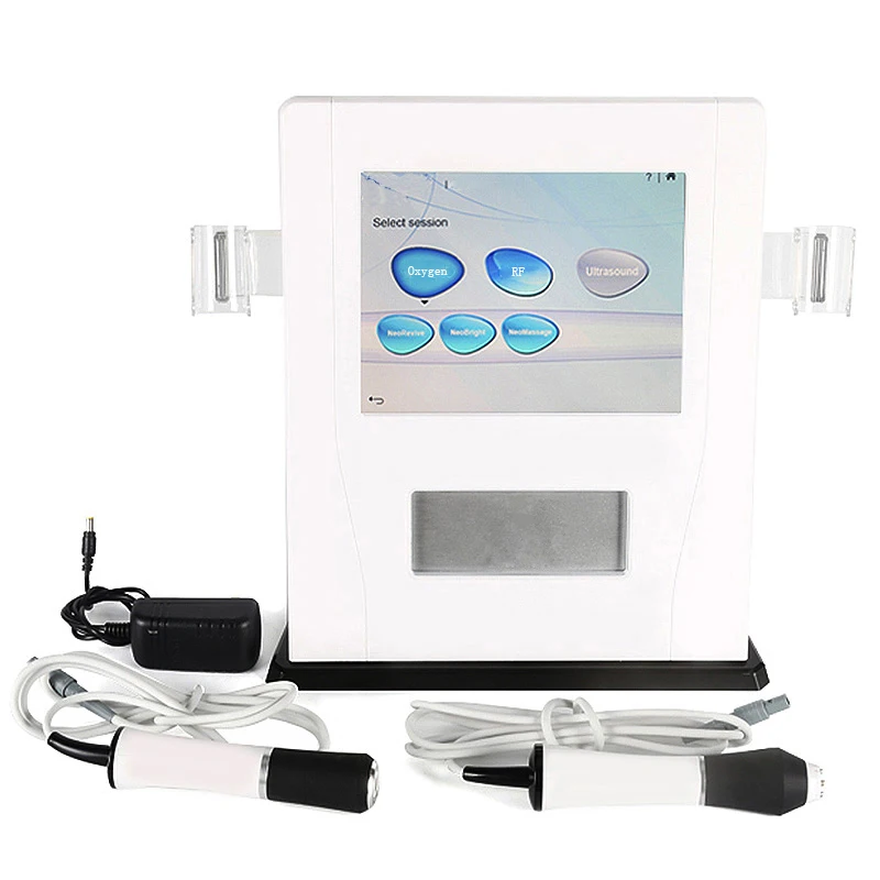 3 IN 1 Exfoliation RF Face Lift Ultrasound Oxygen Facial Skin Care Machine