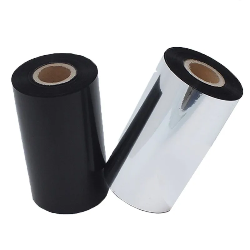 110mm*300M 1 inch inner core thermal transfer barcode label printer compatible wax ribbon