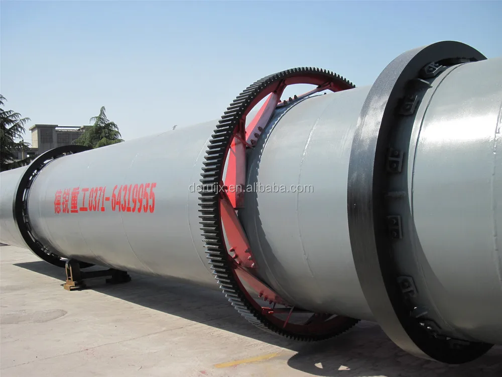 diesel burner cylinder dryer clay drum dryer machine clay rotating dryer plant