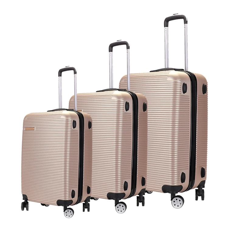 Zipper Abs+pc Hard Luggage Suitcase Trolley Luggage