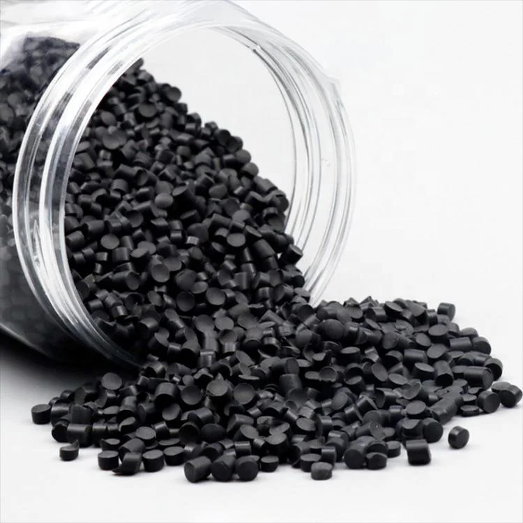 
Pvc black raw material flame retardant grade 100 degree PVC environmental protection granule new material does not separate oil 