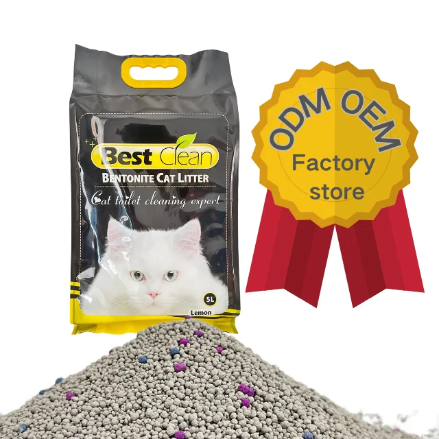 Wholesale Oem Bulk Cat Litter Odor Eliminator Wholesale Bentonite Cat Litter Sand Bentonite Crushed Cat Litter