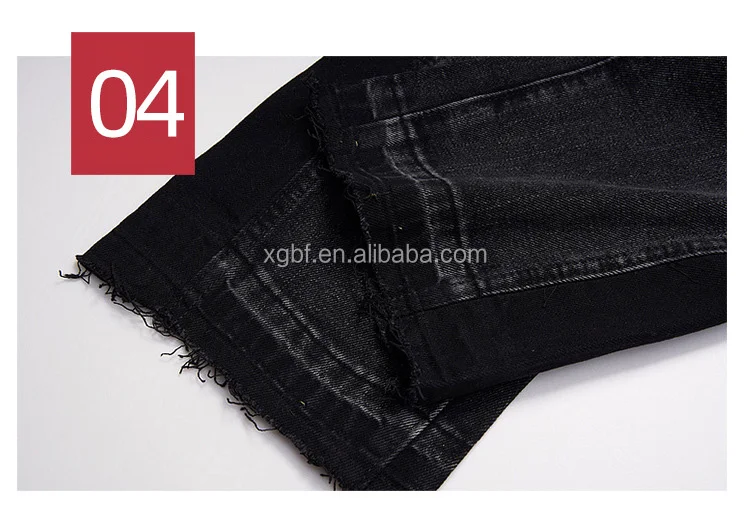 Bufa Mens Double Knee Carpenter Pants Work Denim Stone Washed Two Tone Custom Cargo Pant Jeans For Men Flare Jean