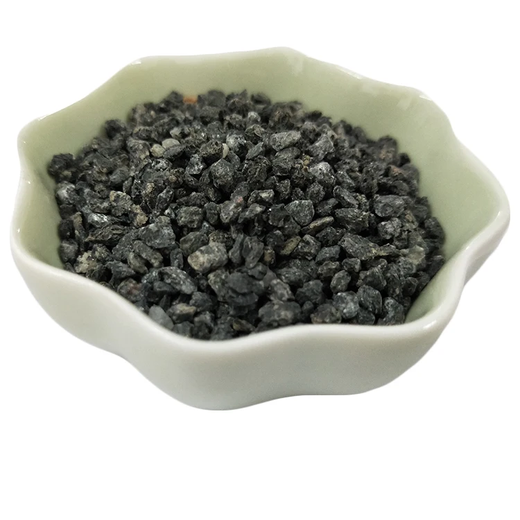 Прямая поставка с точки 1-3 мм, 2-4 мм, декоративный яркий черный песок для аквариума, ландшафтный черный песок