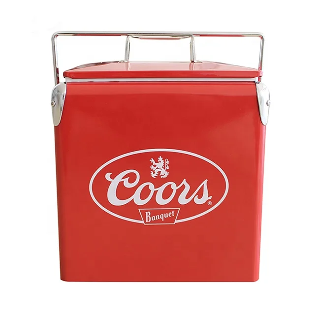 
Wholesale small promotional metal cooler box 