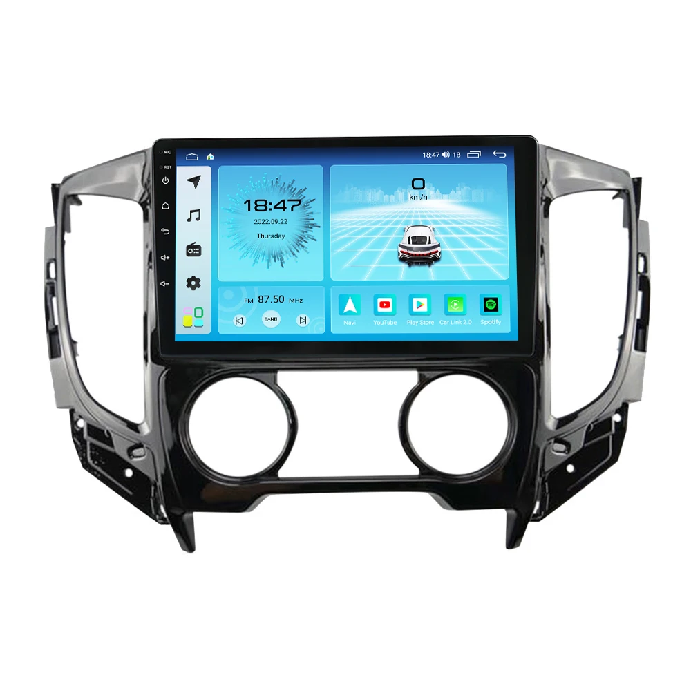 MEKEDE M6 PRO Android 12 QLED Автомобильная Мультимедийная аудиосистема Для Mitsubishi L200 2015 2019