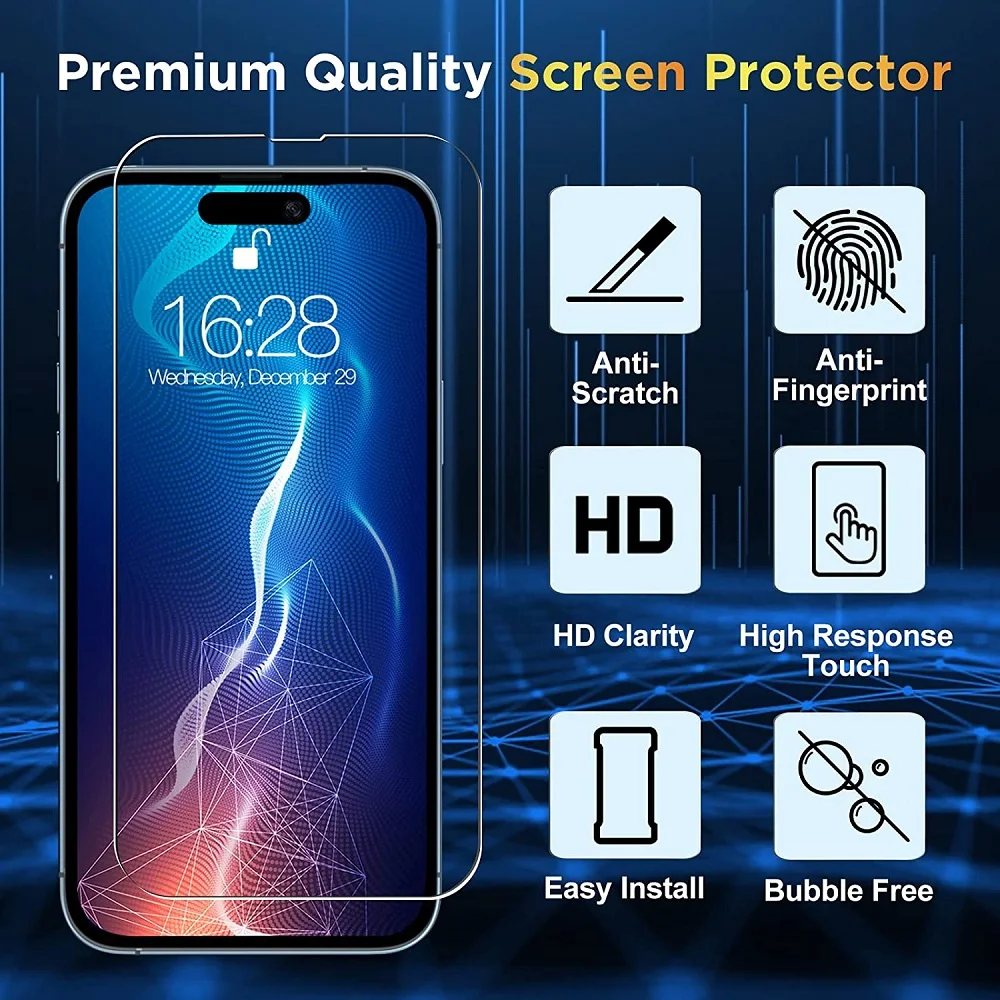Wholesale Tempered Glass Screen Protector For Iphone Xs Max Xr 11 12 mini 13 mini 14 plus