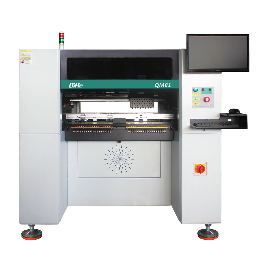 Автоматическая производственная линия SMT QM81, светодиодная сборная машина для смартфона, полностью линейная машина для выбора и размещения