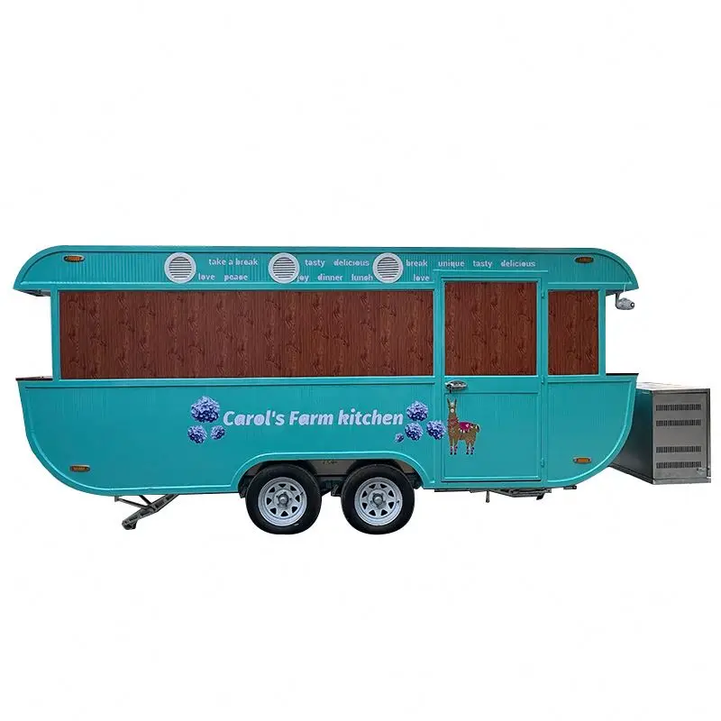 Best selling new multifunctional dining popular fashion fast food car dining trailer