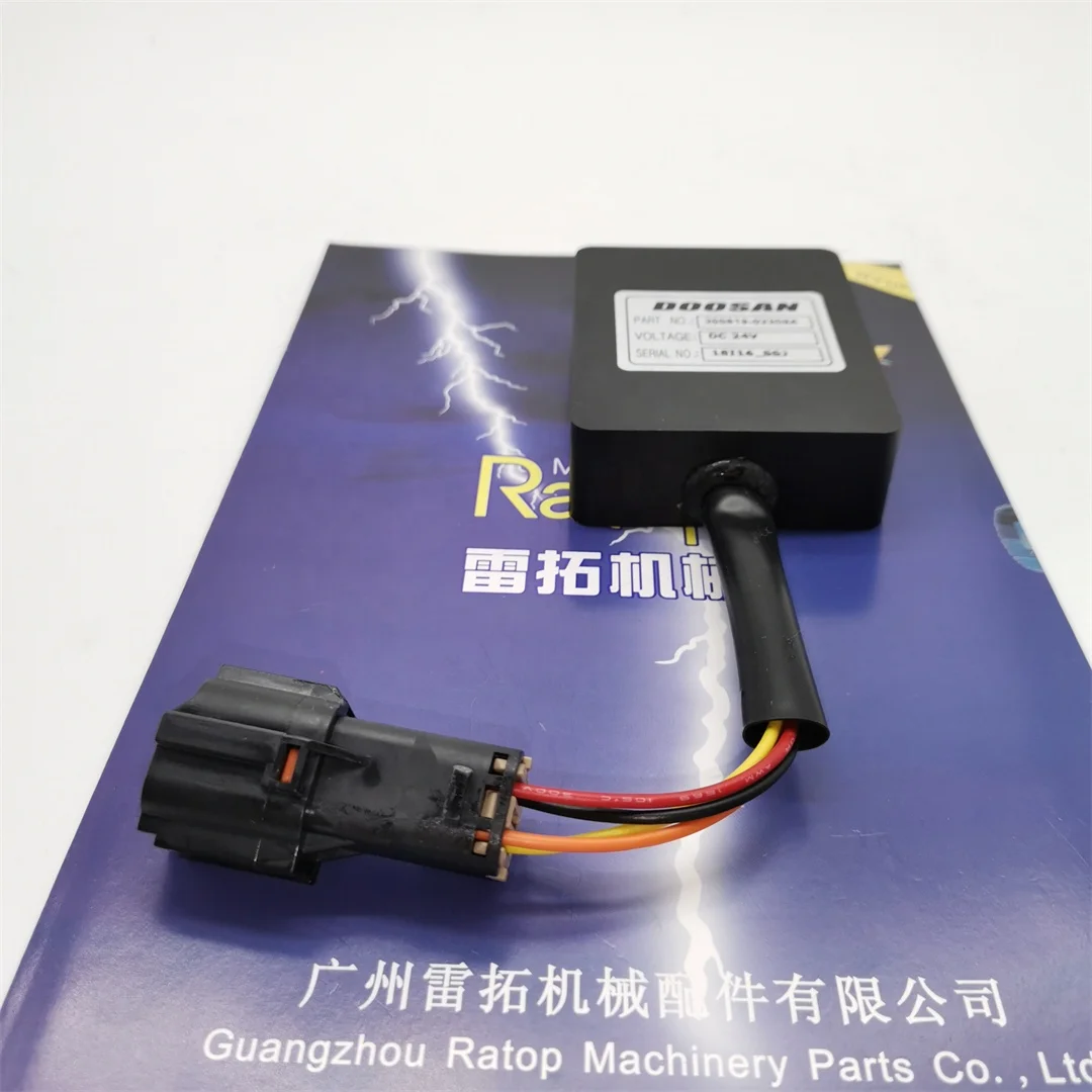 Original DX140 DX190 DX330 Excavator Parts 300619-02309A Electronic Timer Relay 300619-02309 30061902309