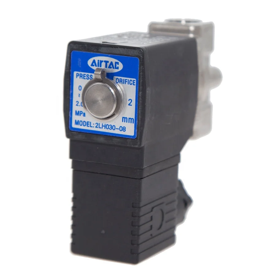 In stock Authentic Airtac 2L series direct acting and normally closed Fluid control valve 2lh230-08