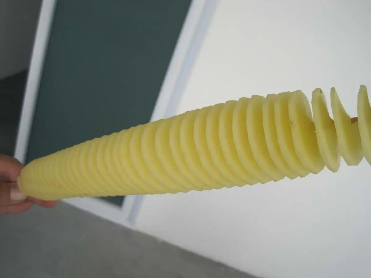 potato spring roll cutter spiral chips cutter, spring potato cutter machine price for sale