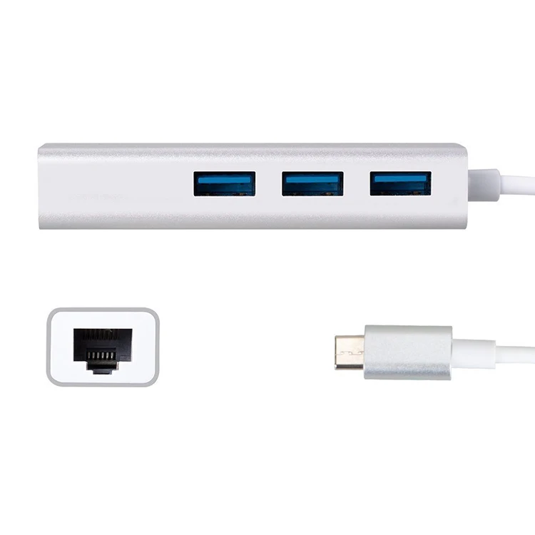 USB C to 1000M RJ45 Ethernet Lan Converter with Authorized MAC USB 3.0 to Ethernet RJ45 Lan Gigabit Adapter for 10/100/1000 Mbps