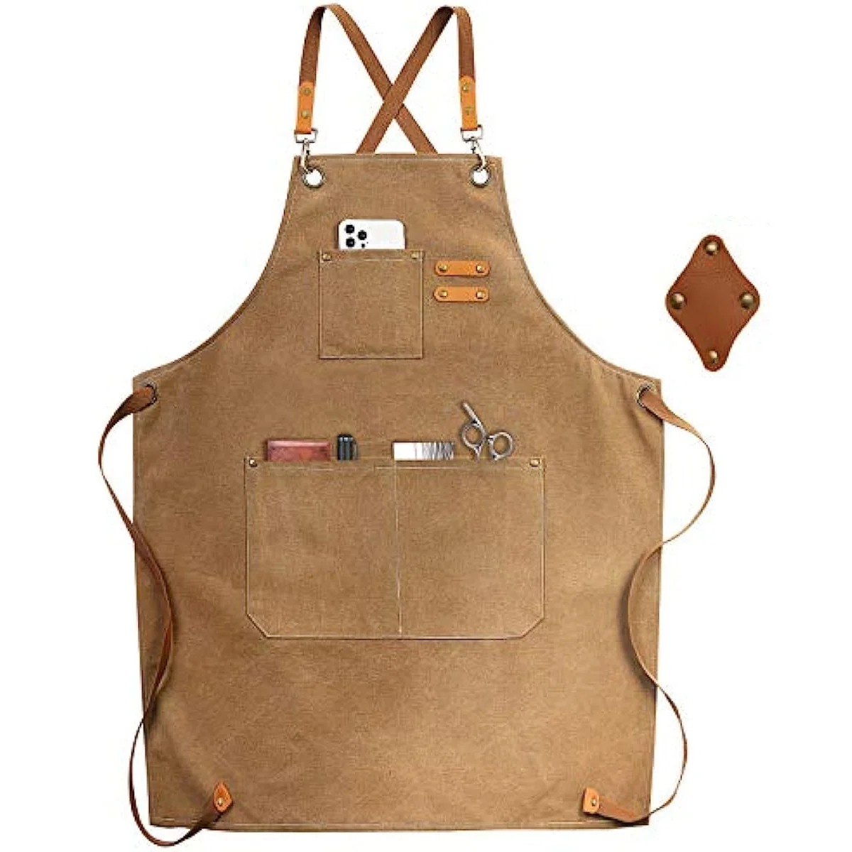 custom logo oem personalized signature pattern restaurant hair salon chef coffee kitchen baking supplies fruit shop canvas apron