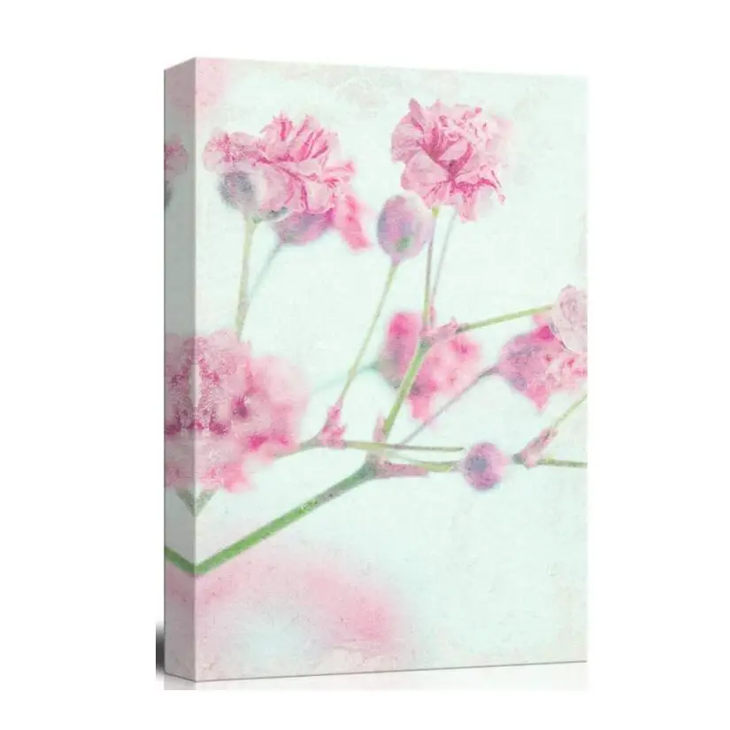 spring floral canvas printing big large flower acrylic oil canvas painting pictures for living room wall decoration