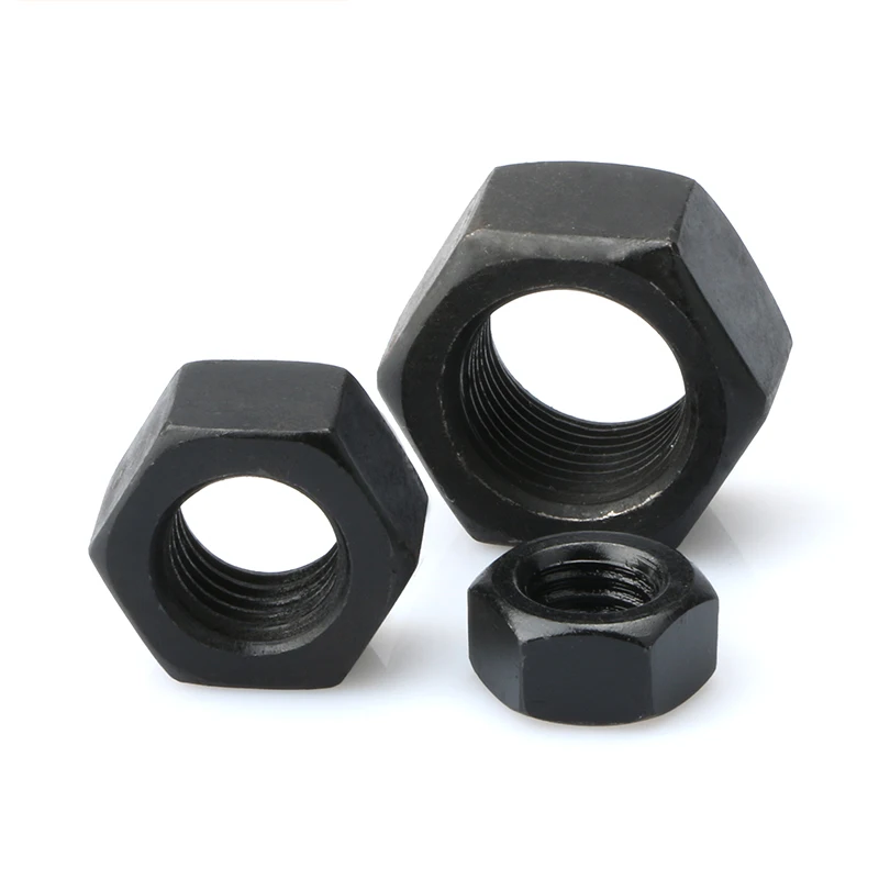 Manufacturer DIN934 Grade 8.8 Carbon Steel Hexagon Nut Black Finished Hex Nut