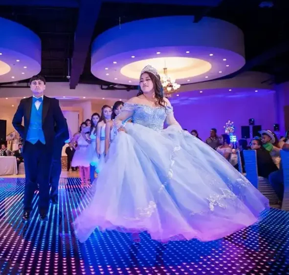 Led Screen Super Thin Wireless Disco Dj Light Up Led Digital Dance Floor For Wedding Party Event