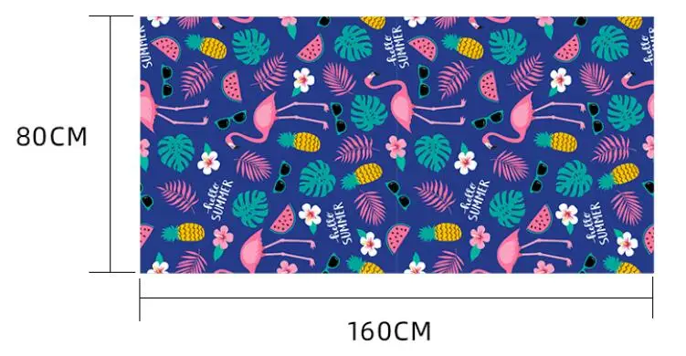 Wholesale Large size Quick Dry Microfiber beach towels With Custom Logo Print sand free Beach Towel for summer beach swimming