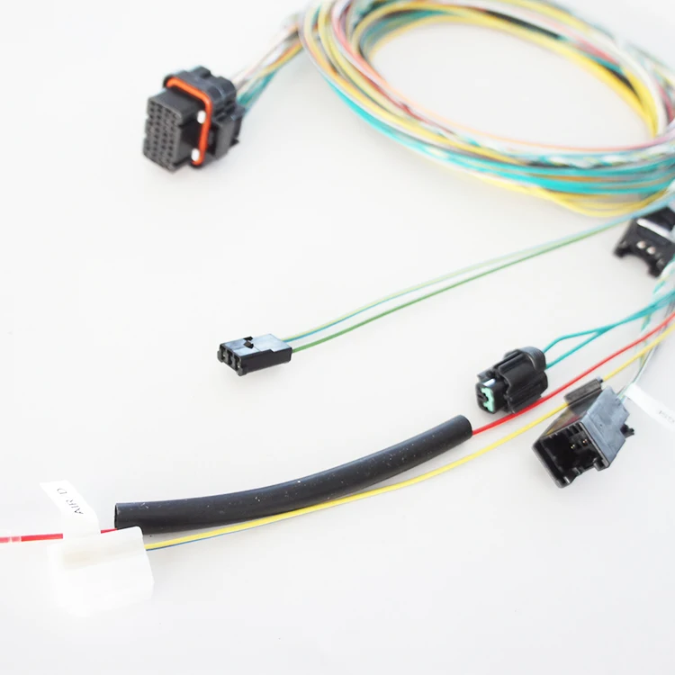 Производство под заказ Tyco AMP Автомобильный разъем ECU 34pin Штекерный кабель в сборе