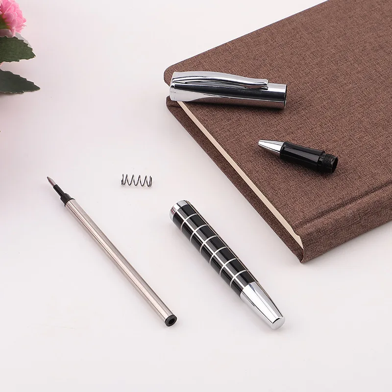 New simple fashion beautiful gel pen lubrication nib comfortable feel metal  Business pen