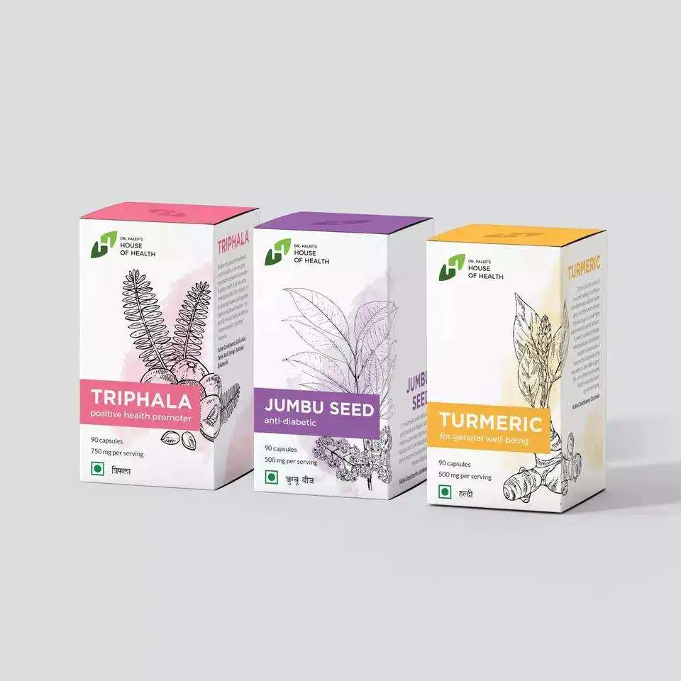 Hot Sales Chinese factory manufacturer wholesale custom printed white cardboard health medicine packaging box