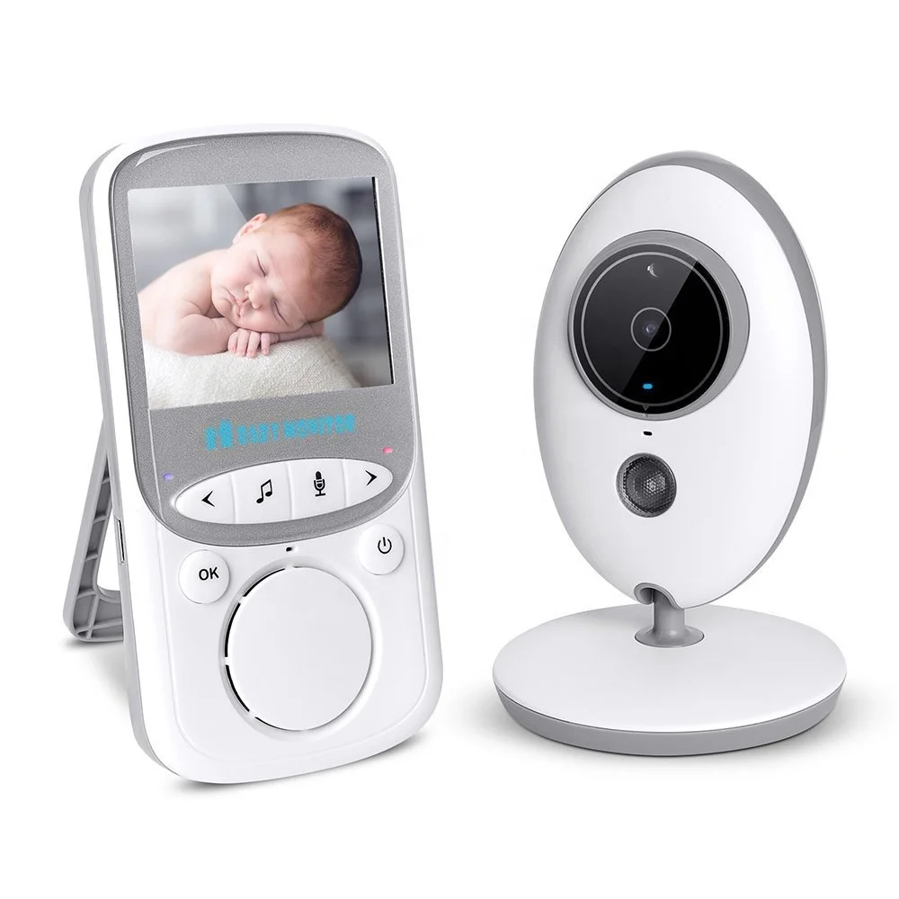 Babyphone Camera Video Baby Monitor vb605 with 2.4 inch LCD IR Night vision Temperature Monitor Intercom Lullabies
