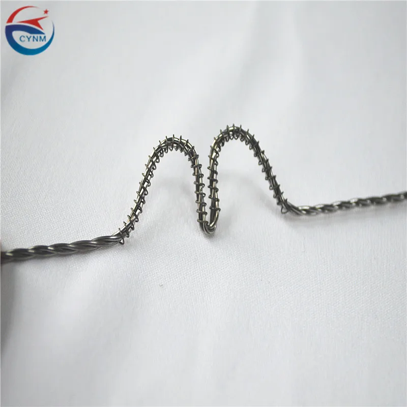 qualified vacuum aluminium metallization thin film coating tungsten spring wire