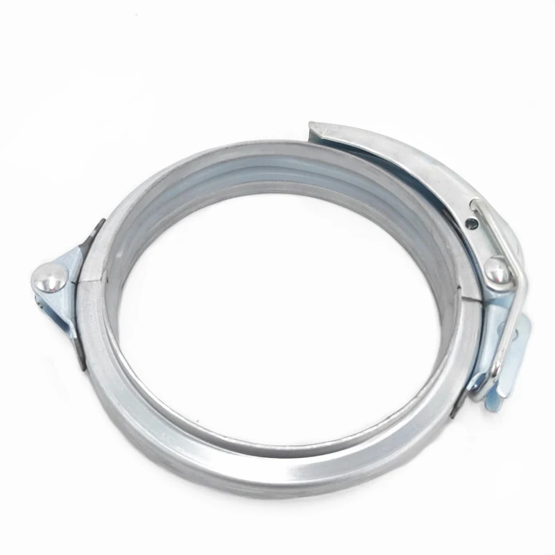 Stainless Steel Quick Connect Clamp with V Gasket Quick Lock Clamp Pull Rng for Duct / Flange Pipe