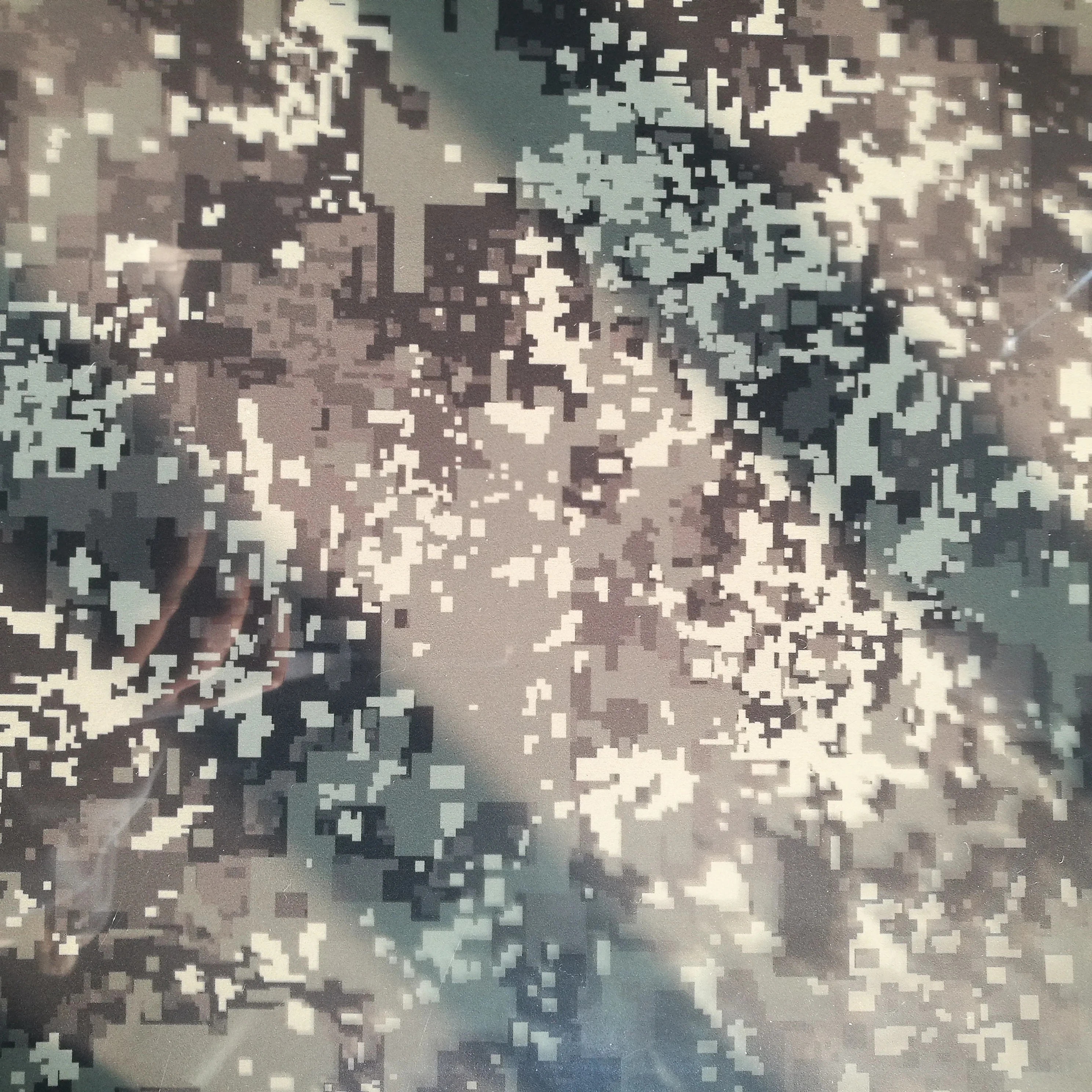 INK378 skull camo pva water transfer printing film, cubic hydrographics