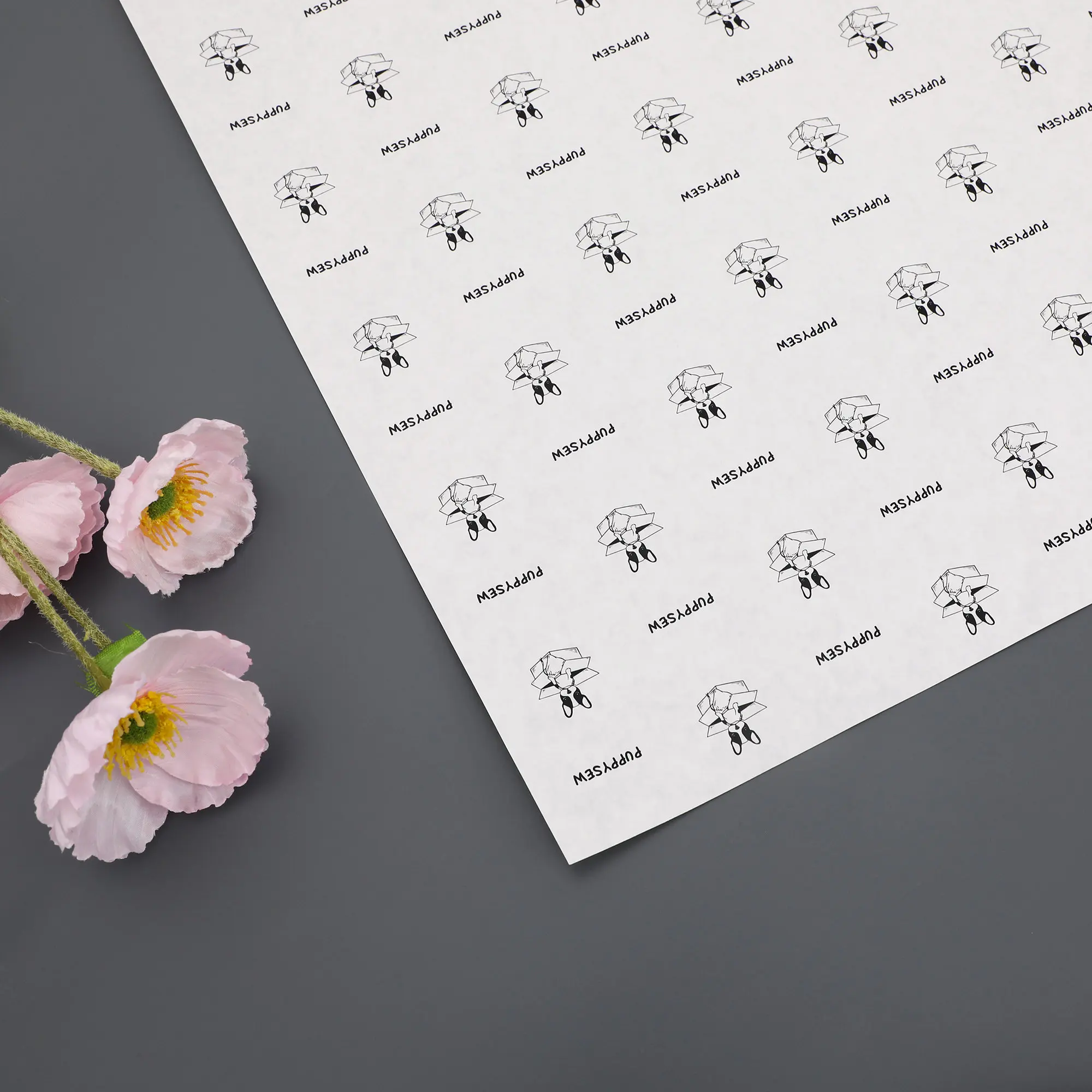 Eco-friendly 100% Degradable Safe Material French Chips Packaging Sandwich Pie Takeaway Wax Paper Food Wrapping