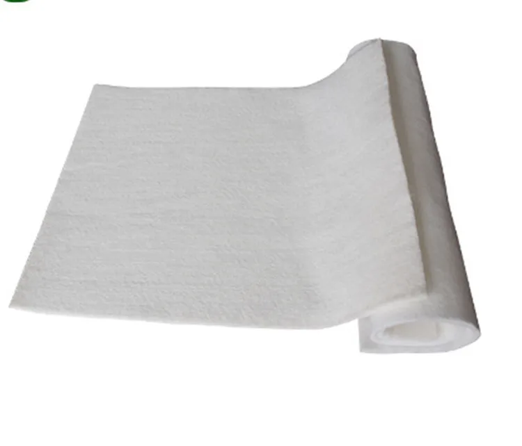 Wholesale Price White Needle Punched Nonwoven Fabric Eco-friendly Non Woven Fabric Medium Weight Leather Base Cloth