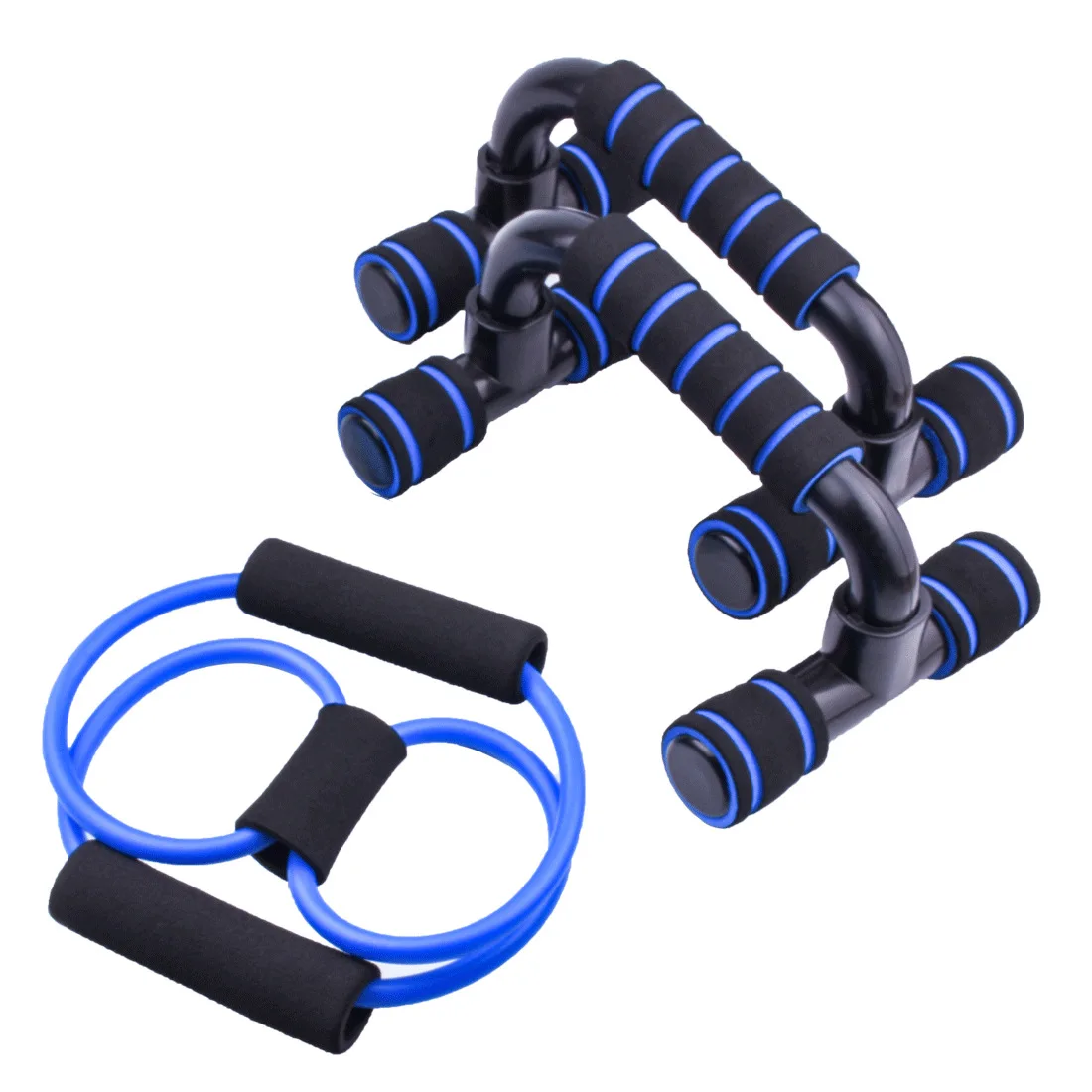 7PCS AB Wheel Roller Kit Portable Equipment for Home Exercise Muscle Strength Exercise Equipment Sets exercise ab wheel