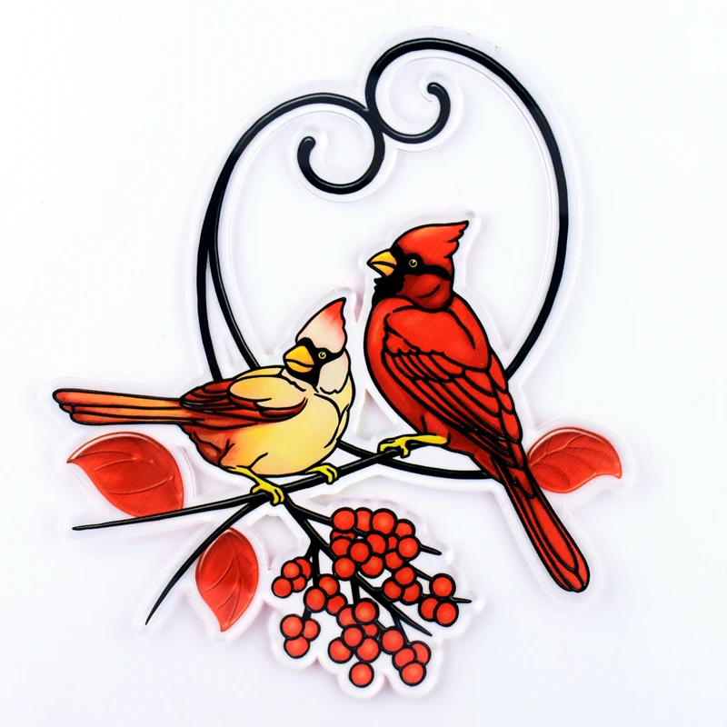 
 Витражный попугай, птицы на проволоке, подвесное стекло, окно/настенная панель, настенное украшение для дома с цепочкой, Ловец Солнца  