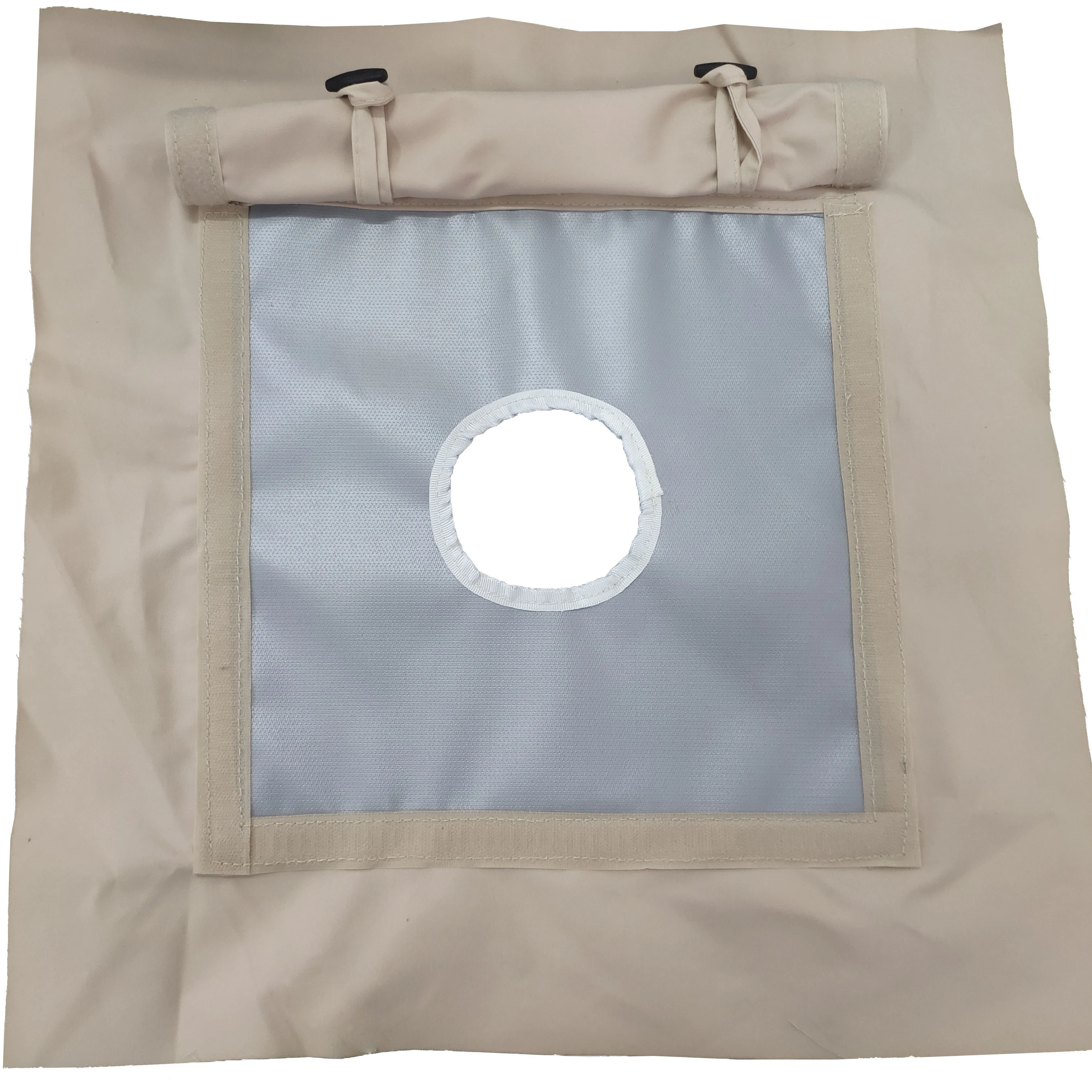 USA Warehouse Canvas Tent Stove Jack with Fire Resistant Round Hole for Camping Hot Tent Yurt Bell Tent DANCHEL OUTDOOR