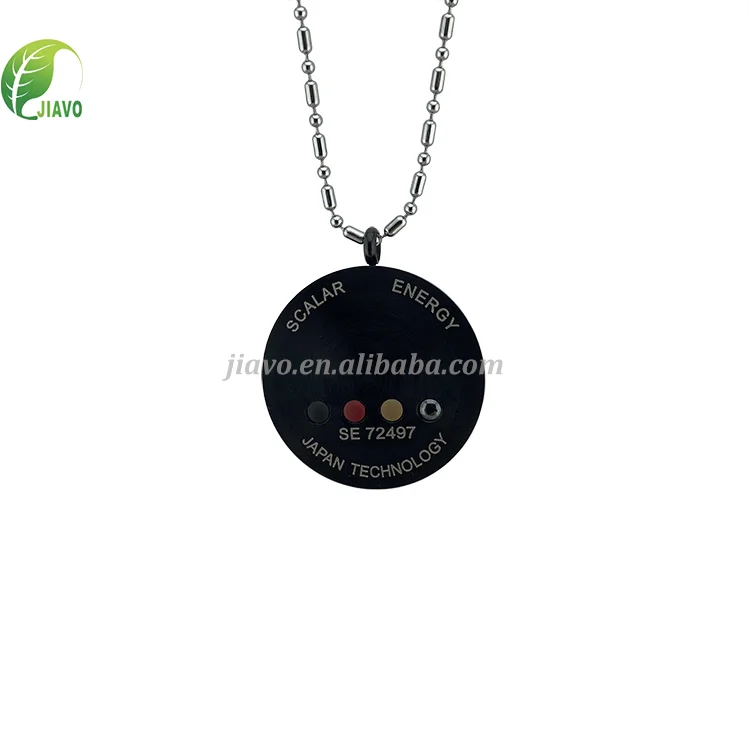 Metal Steel Energy Quantum 4 In 1 Price Pendant With Germanium Far Infrared Negative Ion Stone