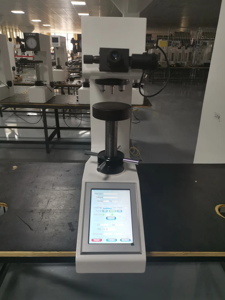 AUTO TURRET TOUCH SCREEN DIGITAL DISPLAY VICKERS TYPE  HARDNESS TESTER Model HVS-100TZ