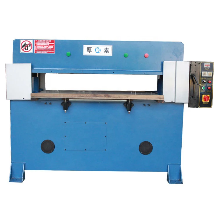 Hydraulic cut leather strip die cutting machine
