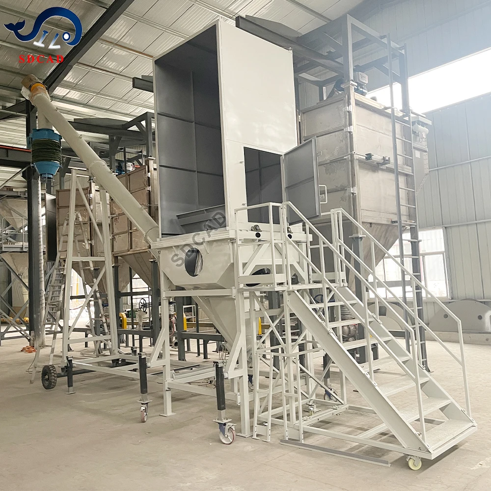China Mobile Bulk Truck Loader For Loading Bulk Goods Big Bag Unloading Machine