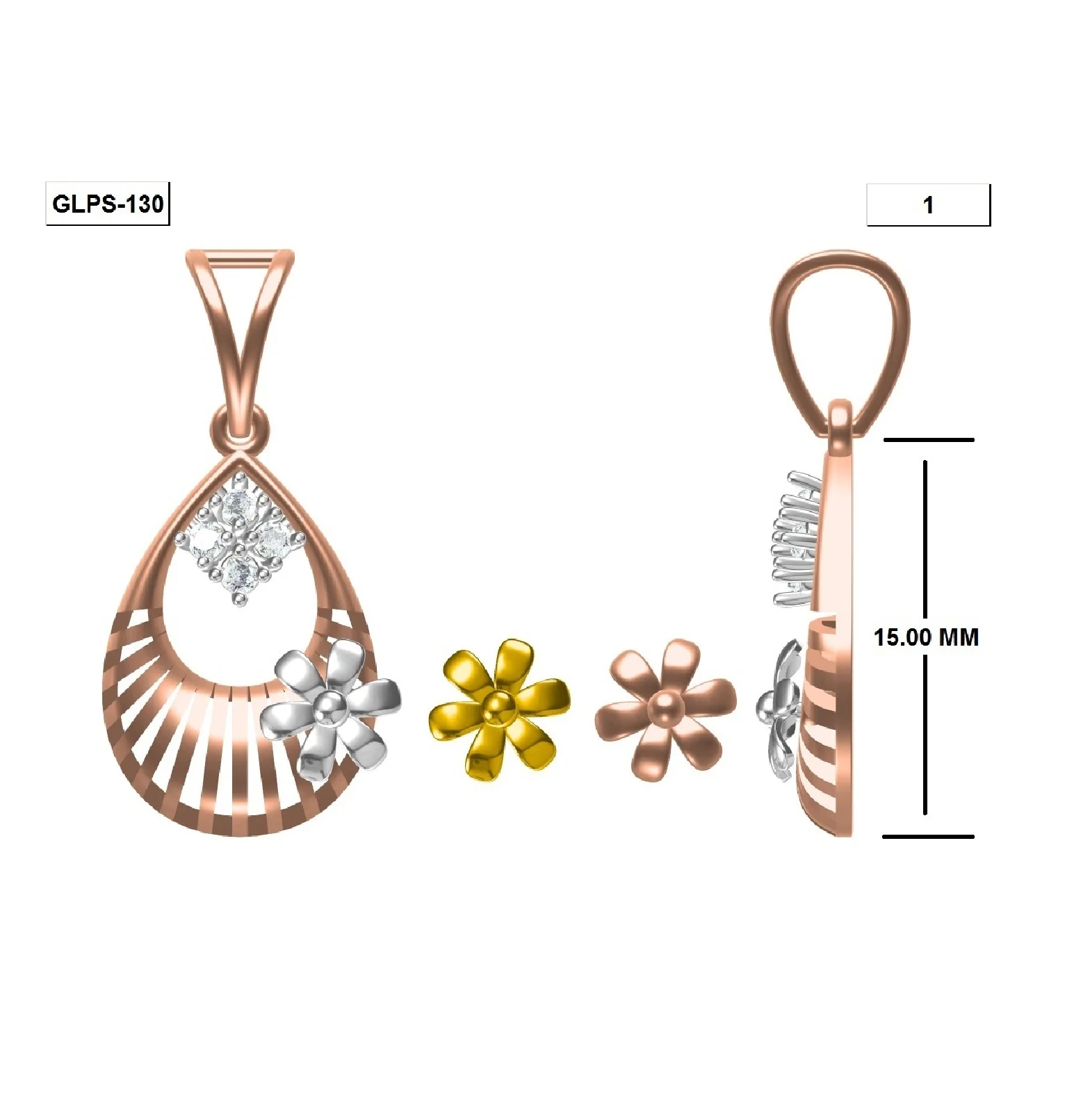 
High Quality Antique Gift 18K Rose Gold Cross Natural Diamond,Ruby Stone, Crystal, Cvd-Hpht Diamond Pendants in Cheapest price 