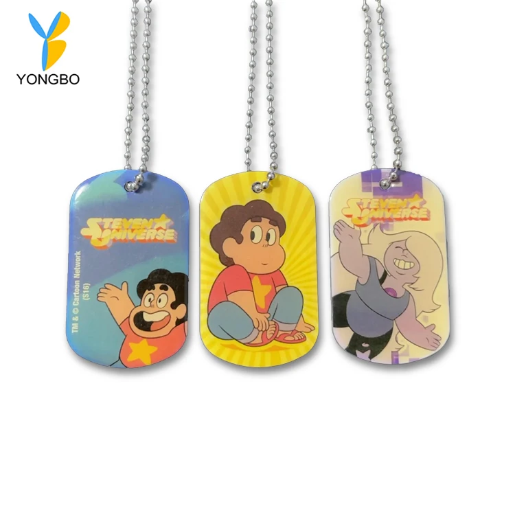 Customized Printing Dog Tag Business Promotional Gifts National Flag Logo Customized Metal Nameplate 3D Resin Epoxy