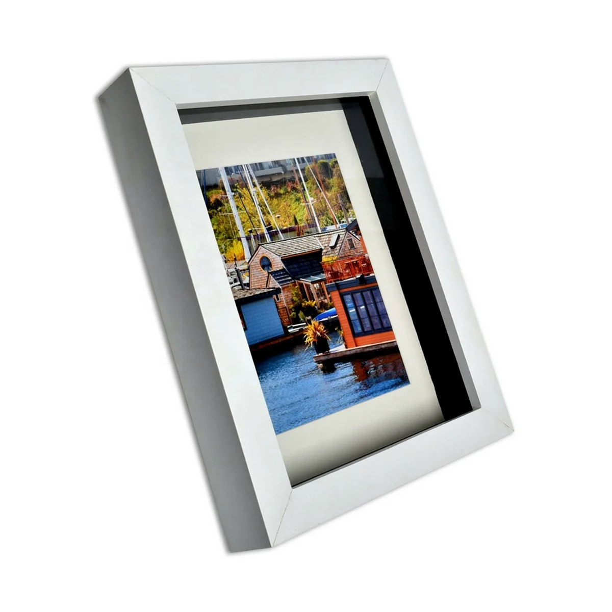 DIY творческий домашнего офиса отеля mixtiles фоторамка Тень коробка пластиковая само-Съемное крепление на клейкой основе для Restickable