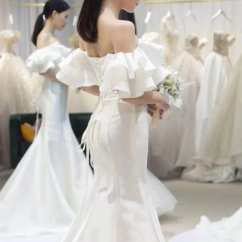 Заводская распродажа элегантные женские кружевные свадебные платья Vestido de novia encaje